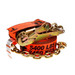 3″ x 27’ Ratchet Strap w/Chain Anchors & Long/Wide & X-Treme Webbing