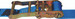20' Tension Limiting Ratchet Low-Profile Strap w/Spring E Fittings 20' Tension Limiting Ratchet Low-Profile Strap w/Spring E Fittings