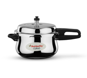 Butterfly Blueline Stainless Steel Cute Outer Lid  Pressure Cooker - 2L  Capacity