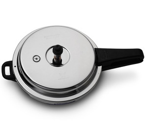 Butterfly Blueline Stainless Steel Pan Style Outer Lid Pressure Cooker  - 3.5L  