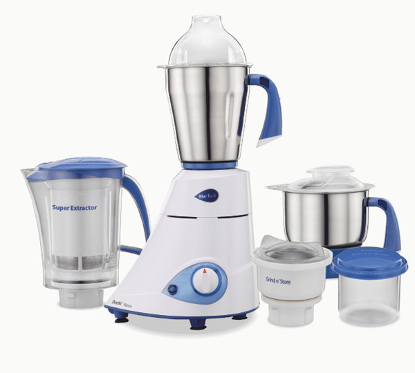 Preethi Blue Leaf Platinum  Mixer Grinder  With 4 Jars - 750 Watts Capacity 