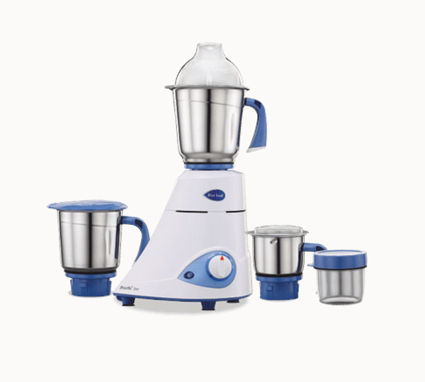 Preethi Blue Leaf Silver Mixer Grinder – 600 Watts Capacity