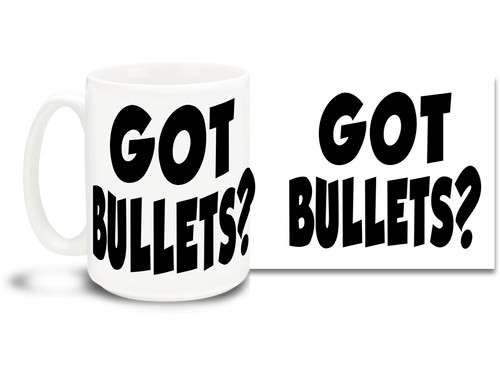 Exercise your 2nd Amendment rights with this awesome coffee mug!  15oz coffee mug is durable, dishwasher and microwave safe.