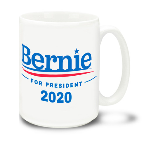Bernie For President - White - 15 Ounce Coffee Mug
