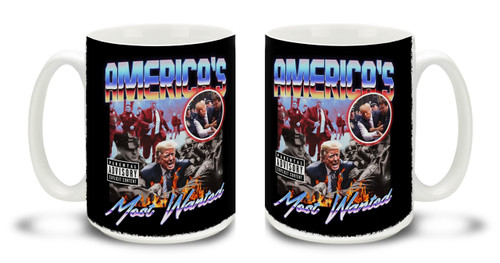Trump - America's Most Wanted - 15 Ounce Coffee Mug