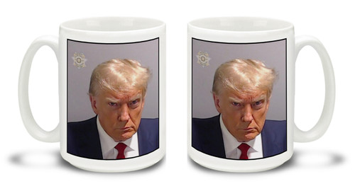 Trump - Mugshot - 15 Ounce Coffee Mug
