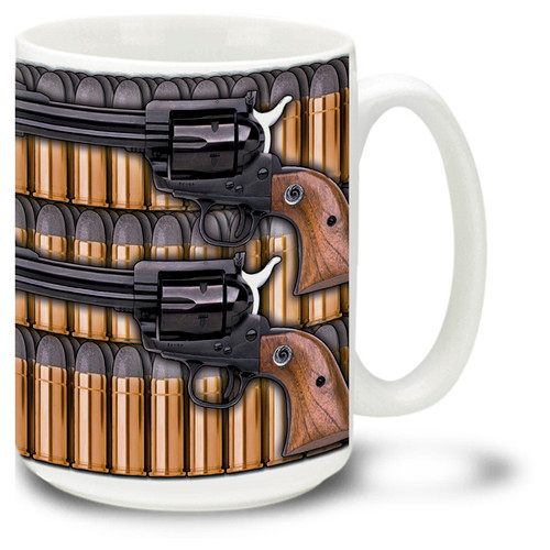 Western Style Six Shooter - 15oz. Mug