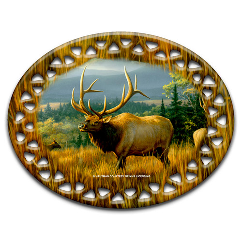 Montana Memories Elk Herd - Ceramic Ornament
