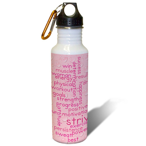 Fitness Motivation - 22oz. Stainless Steel Water Bottle