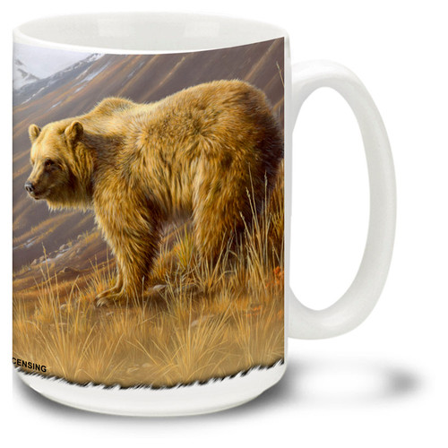The noble Grizzly bear is the king of the valley in this lovely scene.