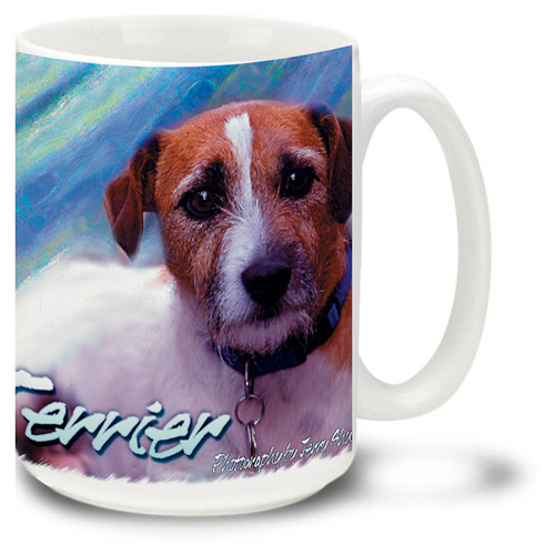 Artsy Jack Russell Terrier - 15oz Dog Mug