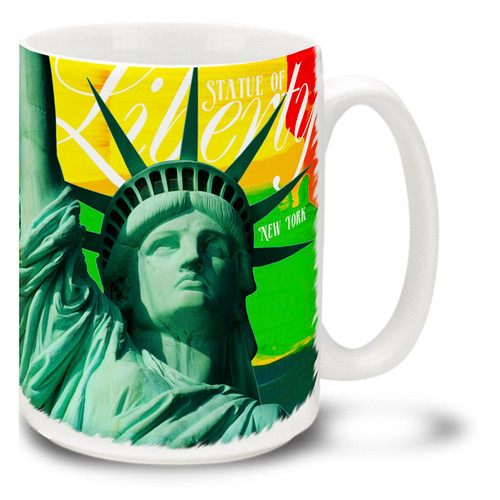 Statue of Liberty Bright Paints - 15oz Mug