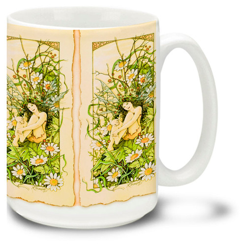 Fairy in a Daisypatch - 15oz Mug