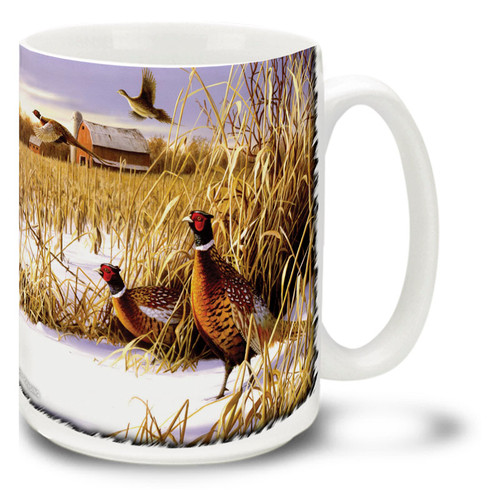 Fencerow Pheasants - 15oz Mug