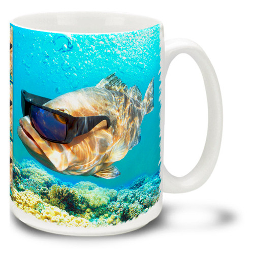 Too Cool Grouper - 15oz Mug
