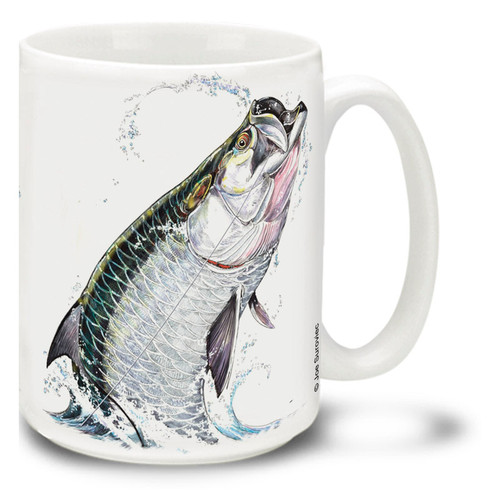 Saltwater Fishing Favorites Tarpon - 15oz Mug