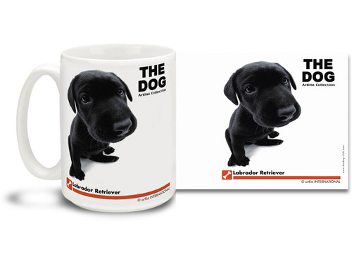 Get up close and personal with your favorite dog breeds with "The Dog" mug featuring the popular Labrador Retriever! Labrador lovers know these fine dogs are kind, pleasant and outgoing. Colorful 15oz The Dog Labrador Retriever coffee mug is dishwasher and microwave safe.