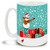 Christmas Funky Santa Snowman Serenade - 15oz Mug