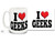 Proclaim your love for everything geeky with this super geeky coffee mug! 
15oz coffee mug is durable, dishwasher and microwave safe.