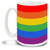 Rainbow Pride Rainbow Wrap 15 oz Mug