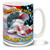 Tell 'em to "Come and Take It!" in the original tongue of the Spartan warriors and on the good old Red, White and Blue! MOΛΩN ΛABE (Molon Labe) mug on American Flag is a good way to get your point across. 15-ounce ceramic Molon Labe coffee mug has comfortable 4-finger handle.