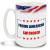 This mug speaks for itself. Stand by your President and make America great again with this beautiful pro-trump ceramic mug.