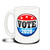 Vote 2020 Button - 15 Ounce Coffee Mug