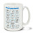 In these uncertain times one thing is for sure, Americans are tough and resilient! Find a little humor and bash the corona virus COVID-19 bug with this durable, dishwasher and microwave safe 15-ounce gentle reminder on the proper way to wash your hands ceramic coffee mug with comfortable 4-finger handle. #coronavirus #handwashing