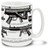 MP5 coffee mug. Heckler & Koch MP5 is an 9mm submachine gun popular among many military, law enforcement and other security organizations. One of the most widely used submachine guns on earth. 15oz MP5 Mug is durable, dishwasher and microwave safe.