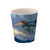 Chasing the Wind Mermaid and Dolphins -1.5oz. Ceramic Shot Glass