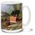 Enjoy these playful bears as they forage for food in this charming camping scene.