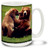 Enjoy these fun bears in this playful pose on this quality coffee mug.