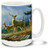 Beautiful deer against a pine tree backdrop.