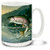 What fishing fan wouldn't want to take a coffee break with this Rainbow Trout Coffee Mug? Features a colorful trout breaking the surface, this vivid Trout Mug is dishwasher and microwave safe and celebrates fishing mug holds 15oz.