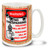 Tell it like it is with this No Trespassing: Violators Will Be Shot, Survivors Will Be Shot Again gun coffee mug complete with bullet holes. Fun Warning Sign gun mug is dishwasher and microwave safe.
