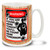 Tell it like it is with this Warning: If You Are Found Here Tonight You'll Be Found Here Tomorrow gun coffee mug complete with bullet holes and shooting target. Fun Warning Sign gun mug is durable, dishwasher and microwave safe.