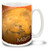 Modern day Mars is more intriguing than ever, with new evidence of massive geologic events and the possibility of underground liquid water and even life! Blast off to adventure with this vivid orange Mars Coffee Mug!  Bright, vivid Mars Mug is durable, dishwasher and microwave safe and holds 15oz. of your favorite coffee.