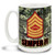 U.S. Marine Corps Enlisted Ranks - 15 oz. Mug