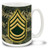 U.S. Army Enlisted Ranks mug - Choose Your Rank and either Woodland Camo or Digital Camo background. This United States Army mug features your rank insignia on either ACU Digital Camo or classic Woodland Camo. Cuppa's Army Rank Mug is dishwasher and microwave safe and features the Army Emblem. Your U.S. Army rank mug is sure to be a coffee break favorite!