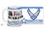 Show your pride in your United States Air Force wife with this colorful Air Force Husband and Proud coffee mug. U.S. Air Force mug also makes a great gift for your proud hubby! 15oz Air Force Husband Coffee Mug is dishwasher and microwave safe.