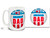 Let Dad know he's the best with a #1 American Dad coffee mug! Perfect for Father's Day or anytime you want to give Dad a special gift. Patriotic, emblem styling on this 15 oz #1 American Dad mug will make this dishwasher and microwave safe coffee cup Pop's morning favorite!