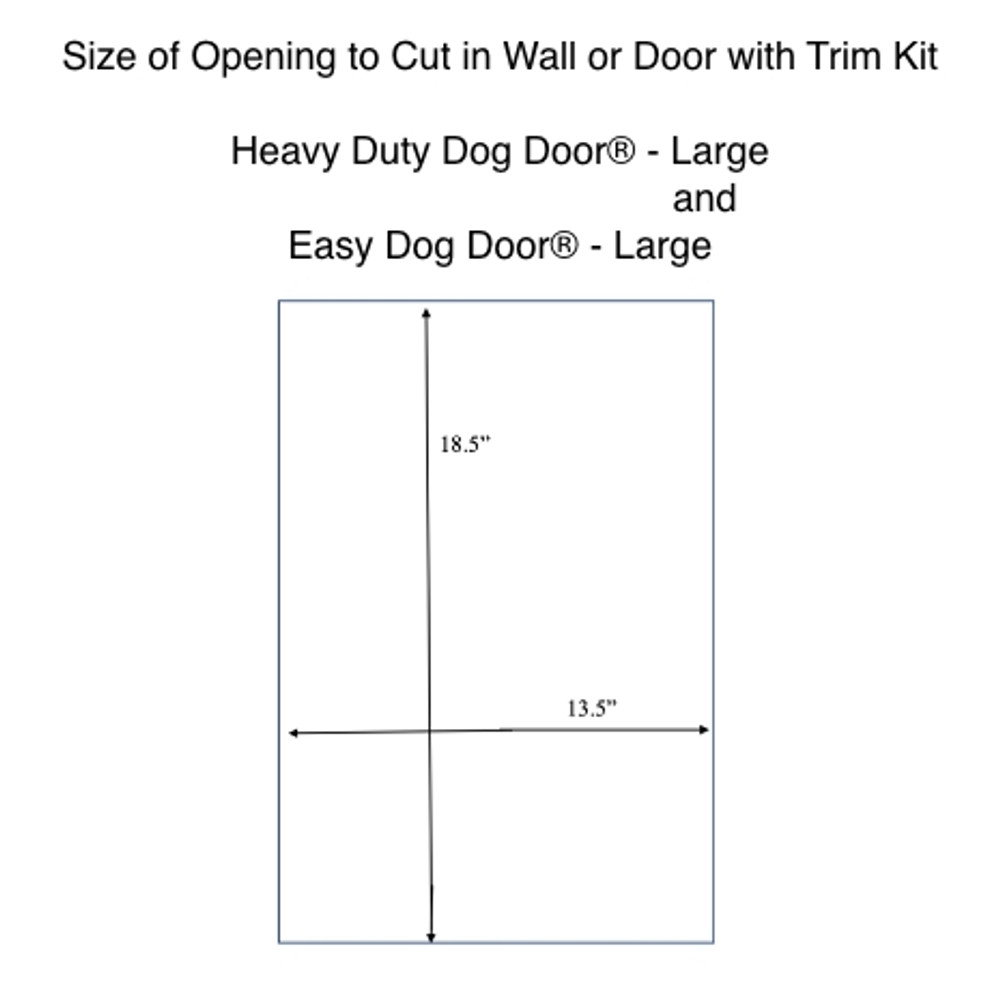 Heavy Duty Dog Door® (L)