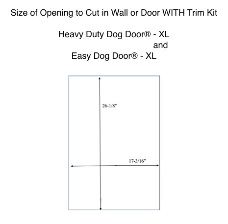 Easy Big Dog Door | Two Way Chew Proof Dog Door