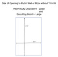 Heavy Duty Dog Door® (L)