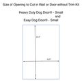 Small Heavy Duty Dog Door