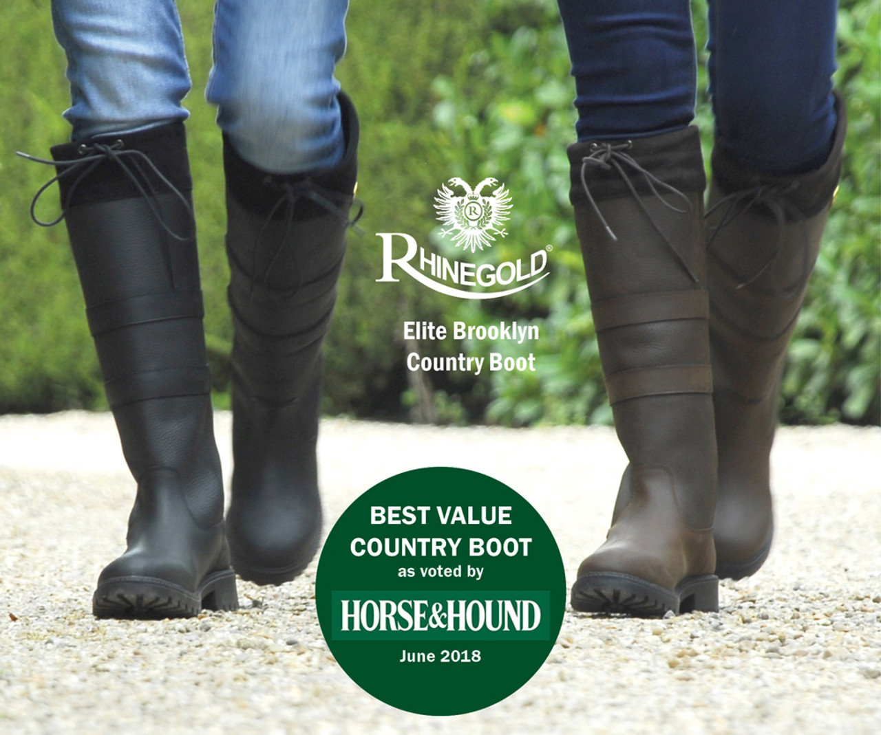 rhinegold leather riding boots