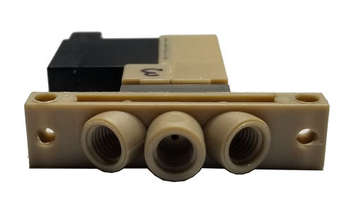 3/2 Way Flipper Solenoid With Separating Diaphragm & Integral Manifold