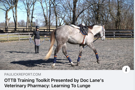 OTTB Training Toolkit Presented by Doc Lane's Veterinary Pharmacy and The Paulick Report