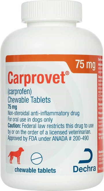 Carprofen 75mg Chewable Tablets