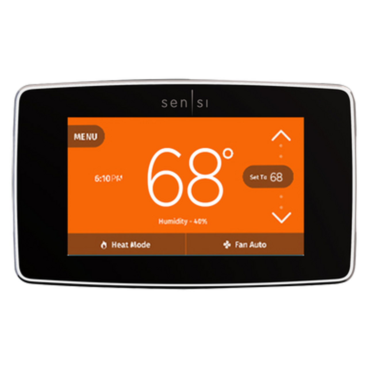 Sensi Touch Smart Thermostat set to 68 Heating